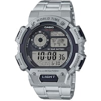Picture of Casio Digital Dial Stainless Steel Band Watch for Men, AE-1400WHD-1AVDF