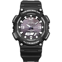 Picture of Casio Solar Analog Digital Black Resin Mens Watch, AQ-S810W-1A2V