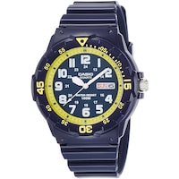 Picture of Casio Men's Analog Quartz Watch, Blue & Yellow