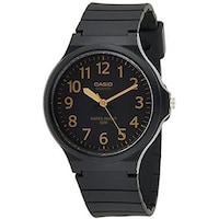Picture of Casio Casual Analog Watch with Display Quartz for Men, MW-240-1B2DF, Black
