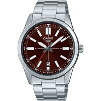 Picture of Casio Men's Stainless Steel Brown Dial 3-Hand Analog Sporty Watch, MTP-VD02D-5E