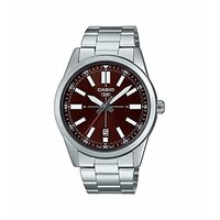 Picture of Casio Men Analog Stainless Steel Band Watch, MTP-VD02D-5EUDF, Red