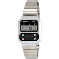 Picture of Casio Stainless Steel Strap Digital Vintage Watch for Men, Silver