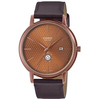 Picture of Casio Leather Strap Mens Watch, MTP-B125RL-5AVDF, Brown