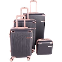 Picture of Concept Bags Fashion Hard-Case Trolley with Cosmetic Case, Black - Set of 4