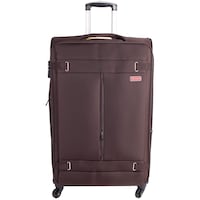 Picture of Saw & See Lightweight Durable Travel Luggage Trolley, 28inch, Dark Brown