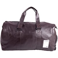 Picture of XCBAG Stylish Leather Duffel Hand Bag, Brown