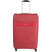 Picture of ABC Stylish Lightweight Travel Luggage Trolley, 25inch, Red
