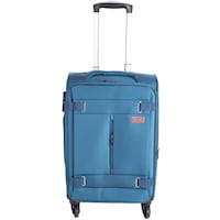 Picture of Saw & See Lightweight Durable Travel Luggage Trolley, 32inch, Blue