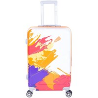 Picture of Echolite Luggage Trolley with Spinner Wheels, 24inch, Orange & White