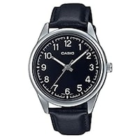 Picture of Casio Leather Strap Mens Watch, MTP-V005L-1B4UDF, Black