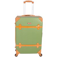 Picture of Concept Bags ABS Vintage Design Luggage Case, 24inch, Khaki & Green