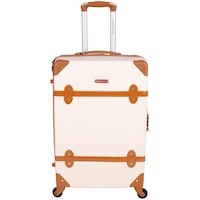 Picture of Concept Bags ABS Vintage Design Luggage Case, 24inch, Beige