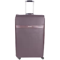 Picture of ABC Stylish Lightweight Travel Luggage Trolley, 29inch, Brown