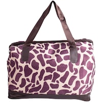Picture of Animal Print Duffel Hand Bag for Women, 28 x 48 x 26cm