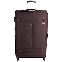 Picture of Saw & See Lightweight Durable Travel Luggage Trolley, 32inch, Dark Brown