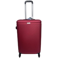 Golden Trip Lightweight Suitcase with Spinner Wheels, 24inch, Red