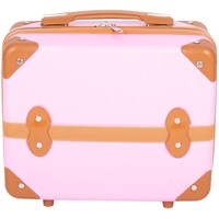 Concept Bags ABS Vintage Design Beauty Case, 14inch, Pink