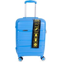 Picture of Concepts Bags ABS Lightweight Luggage with Spinner Wheels, 20inch, Blue