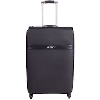 Picture of ABC Stylish Lightweight Travel Luggage Trolley, 25inch, Black