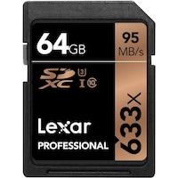 Lexar Professional 633x Memory Card, 64GB