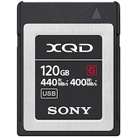 Sony Professional XQD G Series Memory Card, 120GB, Black