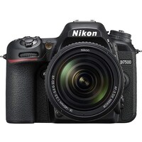 Nikon D7500 SLR Camera with AF-S 18-140mm Lens, 20.9MP, Black