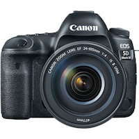 Canon Eos 5D Mark Iv 24 105mm F/4L Is Ii Usm Lens DSLR Camera, Black