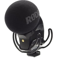 Rode Stereo Camera Mount Microphone, Black