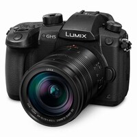 Panasonic Lumix GH5 Mirrorless Digital Camera with 12-60mm Lens, Black