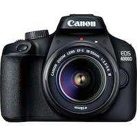 Canon Eos 4000D Ef S 18 55mm Iii Lens, Black