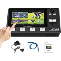 Feelworld L2 PLUS LCD Touch Screen Video Mix Switcher, 5.5inch