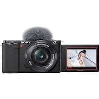 Sony Alpha Interchangeable Lens Vlog Camera, 24MP, Black