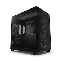 NZXT H9 Flow Dual-Chamber Mid-Tower ATX Gaming PC Case, Black, CM-H91FB-01