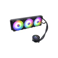 360 RGB AIO CPU Liquid Cooler PWM Fan, Multicolour