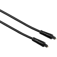 Hama Audio Fibre Optical Cable with ODT Toslink Plug, 5m, Black