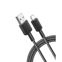 Picture of Anker 322 Braided USB-A to USB-C Cable, 1.8m, Black