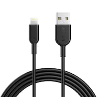 Picture of Anker High-Speed Powerline II Lightning Cable, 6ft, Black