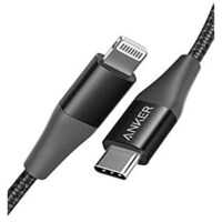 Picture of Anker Powerline II USB-C Cable with Lightning Connector, 3ft, Black