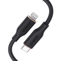 Picture of Anker PowerLine III Flow USB C to Lightning Cable, 3ft, Black