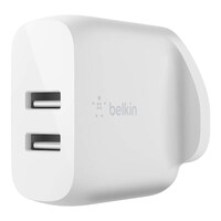 Picture of Belkin Boost Charge Dual USB-A Wall Charger, 24W, White