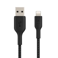 Picture of Belkin iPhone Braided USB to Lightning Cable, 3m, Black
