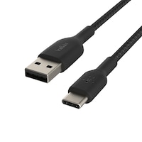 Picture of Belkin Braided Usb-C To Usb-A Charging Cable, 2m, Black