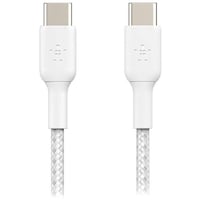 Picture of Belkin Braided USB-C to USB-C Cable, 1M, White