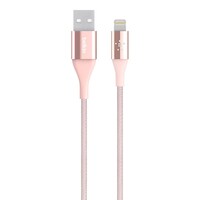 Picture of Belkin Mixit Metallic Lightning To Usb Cable, F8J207Bt04, 0.1m, Rose Gold