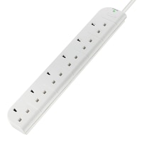 Picture of Belkin E-Series 6 Socket Power Extension Cord with 1m SurgeStrip