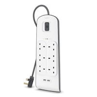 Picture of Belkin 6 Way Surge Protection Strip & 2.4 A USB Charging with 2 Meter Cable