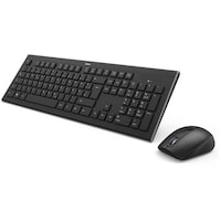 Picture of Hama Cortino Gulf Wireless Keyboard and Mouse Set, Black