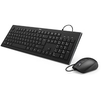 Hama Cortino Gulf Wired Keyboard Mouse Set, Black
