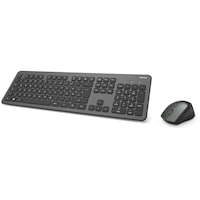 Picture of Hama Gulf Wireless Keyboard and Mouse Set, Anthracite & Black
